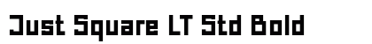 Just Square LT Std Bold Preview