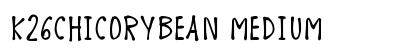K26ChicoryBean Medium font free download
