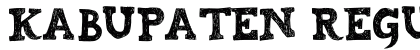 Kabupaten Regular Font Preview Kabupaten Regular Font Preview