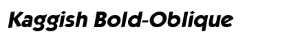 Kaggish Bold-Oblique font free download