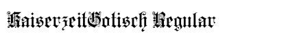 KaiserzeitGotisch Regular font free download