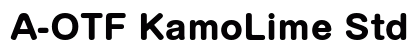 A-OTF KamoLime Std B preview