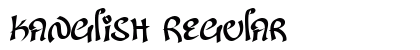 Kanglish Regular font free download