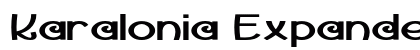 Karalonia Expanded Bold Preview