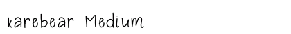 karebear Medium font free download