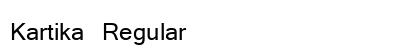 Kartika Regular Font Preview