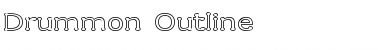 Drummon Outline Regular Font