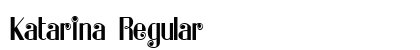 Katarina Regular font free download