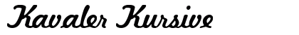 Kavaler Kursive Preview