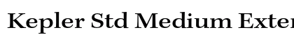 Kepler Std Medium Extended Preview