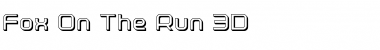 Fox on the Run 3D Regular Font