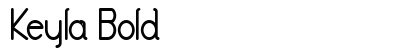 Keyla Bold Font Preview