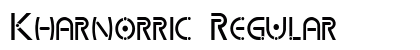 Kharnorric Regular font free download