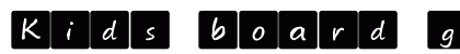 Kids board game Regular Font Preview