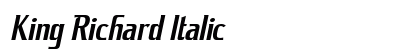 King Richard Italic preview King Richard Italic preview