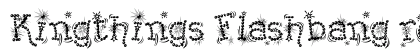 Kingthings Flashbang regular Font Preview