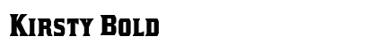Kirsty Bold font free download