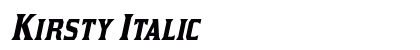 Kirsty Italic Preview