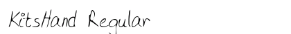 KitsHand Regular font free download