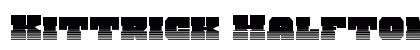 Kittrick Halftone Regular Font Preview