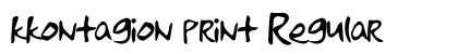 kkontagion print Regular Preview