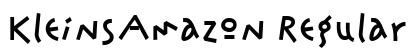 KleinsAmazon Regular Font KleinsAmazon Regular Font Preview
