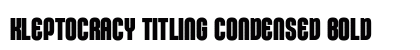 Kleptocracy Titling Condensed Bold Preview