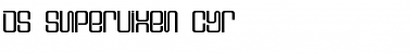DS Supervixen Cyr Regular Font
