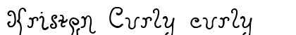 Kristen Curly curly font free download