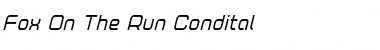 Download Fox on the Run Condensed Italic Font