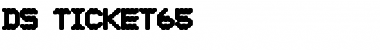 Download DS Ticket65 Font