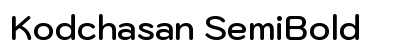 Kodchasan SemiBold Preview