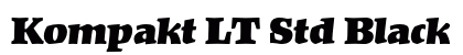 Kompakt LT Std Black font free download