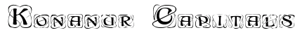 Konanur Capitals Regular font free download