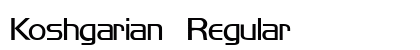 Koshgarian Regular font free download