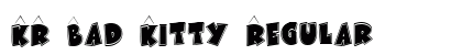 KR Bad Kitty Regular font free download