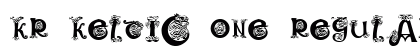 KR Keltic One Regular font free download