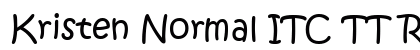 Kristen Normal ITC TT Regular font free download