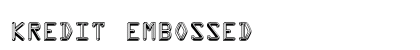 Kredit Embossed Preview