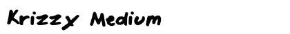 Krizzy Medium font free download