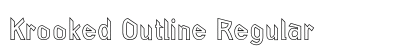 Krooked Outline Regular font free download