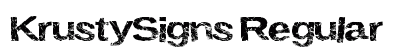 KrustySigns Regular font free download