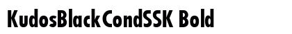 KudosBlackCondSSK Bold font free download