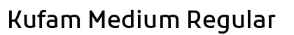 Kufam Medium Regular preview