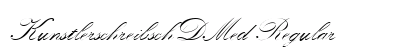 KunstlerschreibschDMed Regular font free download