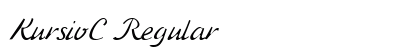 KursivC Regular font free download