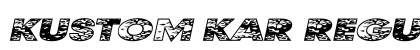 Kustom Kar Regular font free download