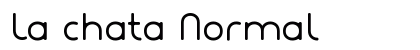 La chata Normal font free download