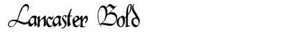 Lancaster Bold font free download