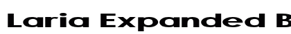 Laria Expanded Bold Preview